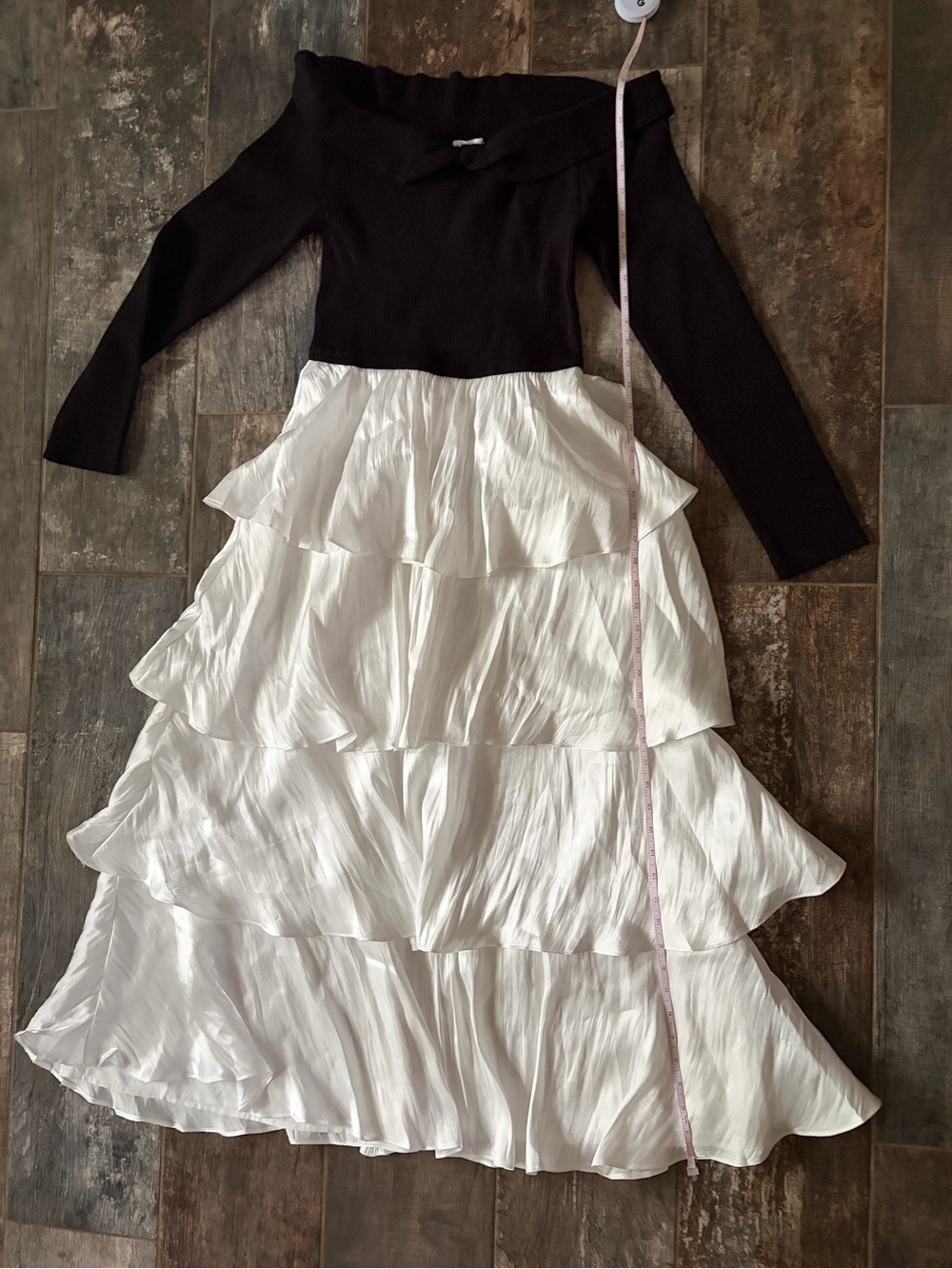 Baltic Born White Tiered Ruffle Maxi Dress - Picture 7 of 11